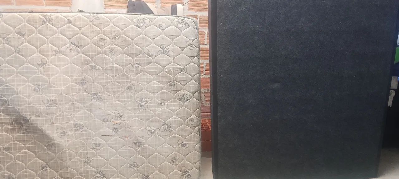 Cama box casal mais colchão  - Foto 3