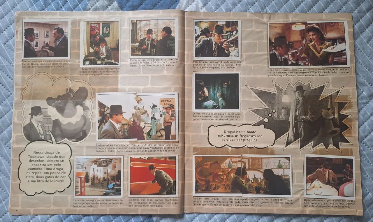 Álbum de Figurinhas Um Cilada para Roger Rabbit 1988 - Foto 5