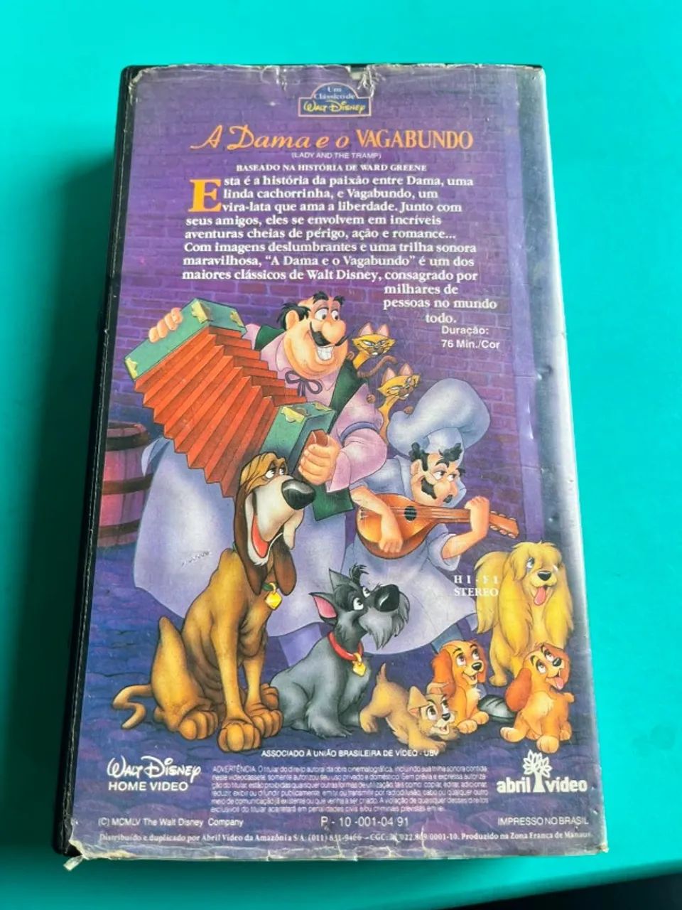 VHS A Dama e o vagabundo - Disney  - Foto 3