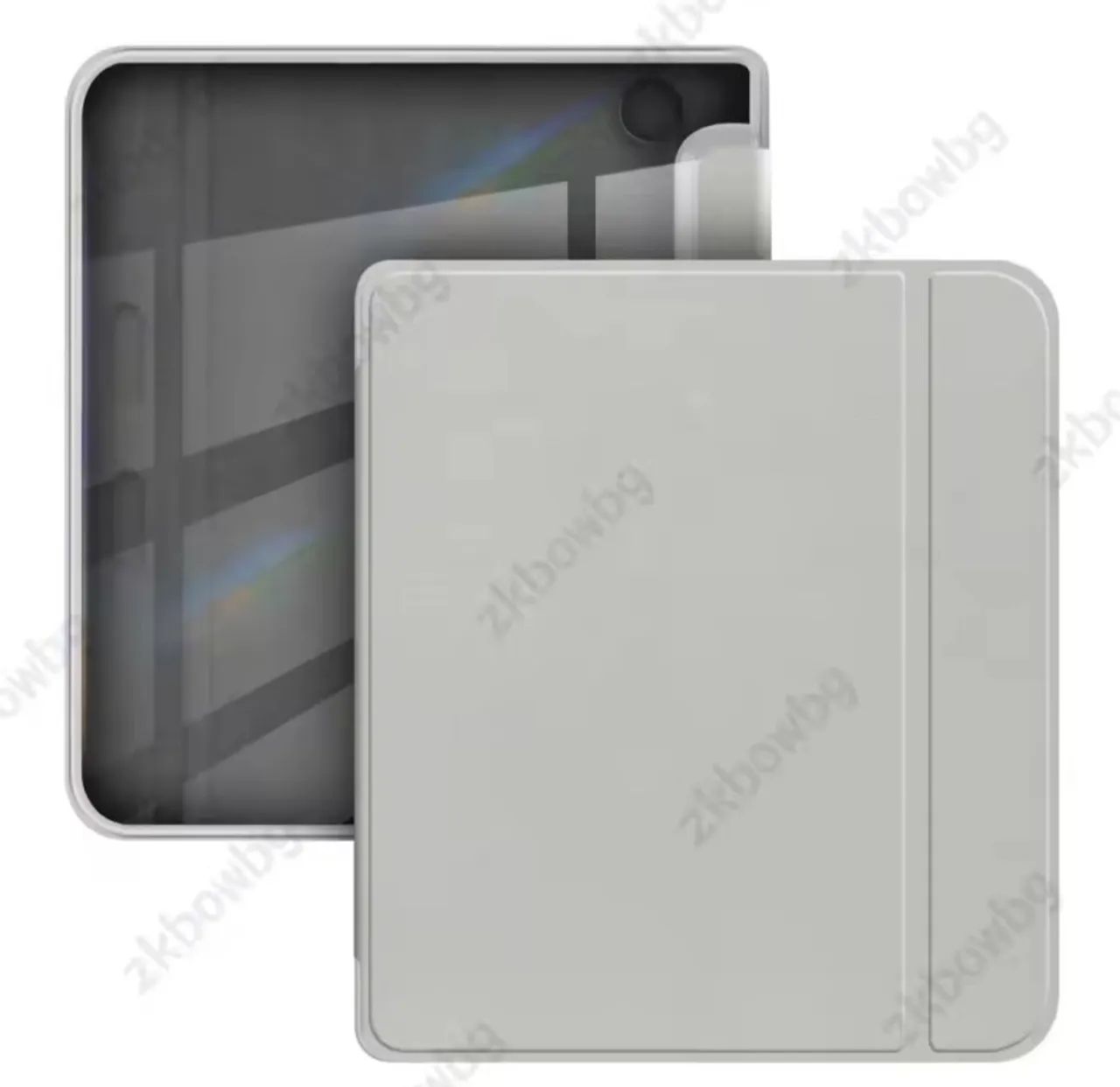Capa para Kobo Libra Colour 7.0" de Acrílico transparente cor cinza claro - Foto 5