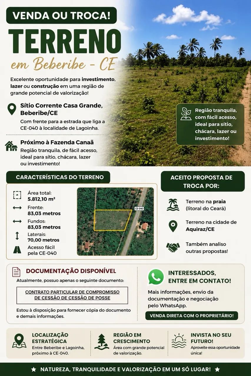 Vendo terreno