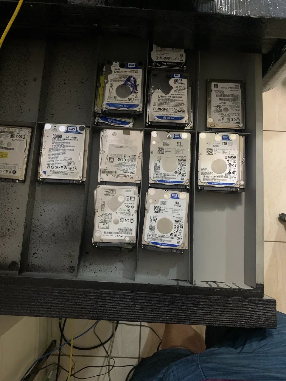 Hd de notebook várias capacidades