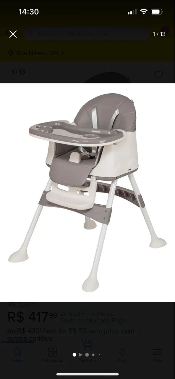 Cadeira de alimentação para bebê  - Foto 3