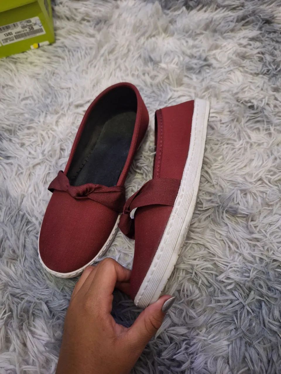 Slip On Feminino Vinho - Foto 2