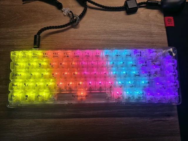 Teclado Mecânico Neologic Crystal Edge