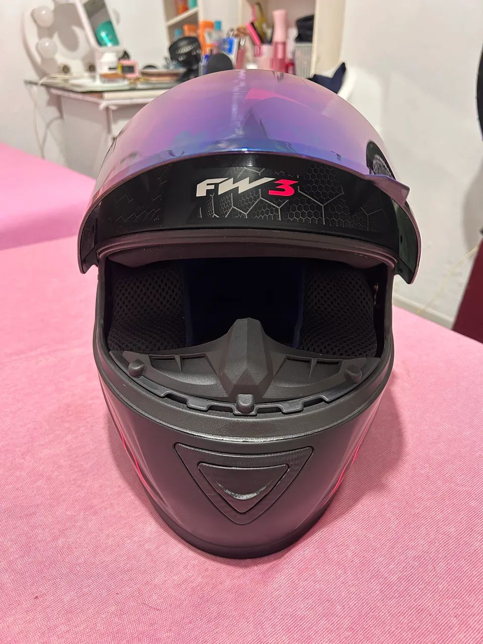 Capacete feminino seminovo - Foto 3