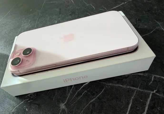 iPhone 15 Plus Rosa - Excelente estado + caixa original - Foto 2
