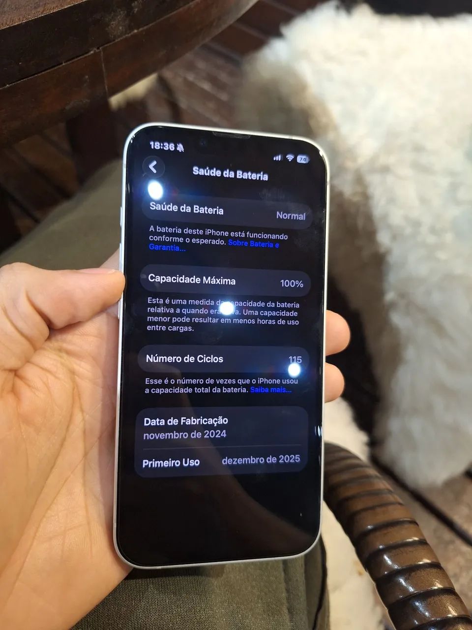 iPhone 16e Branco  - Foto 5