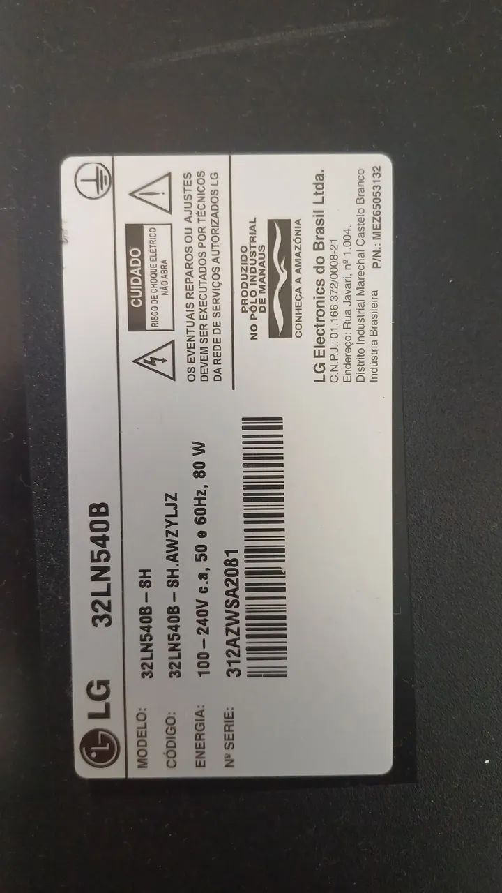 SUCATA TV LG LED 32 POLEGADAS - Foto 3