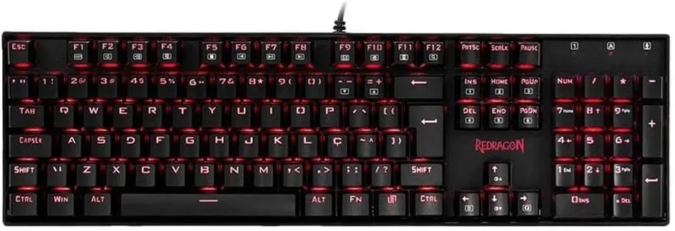 Teclado Mecânico Redragon Mitra - Switch Marrom - Foto 2