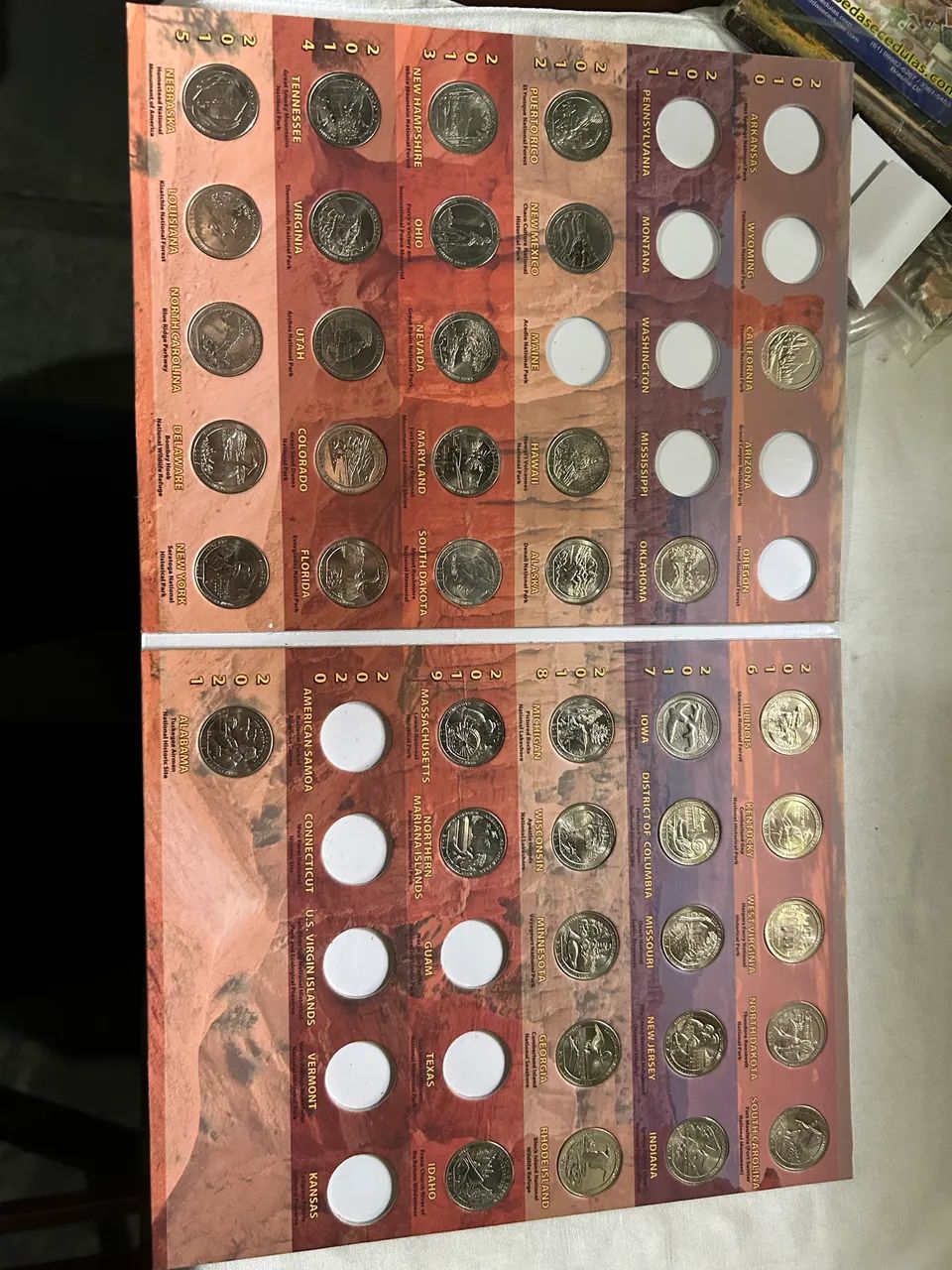 National Park Quarters 2010-2021 40 moedas - Foto 2
