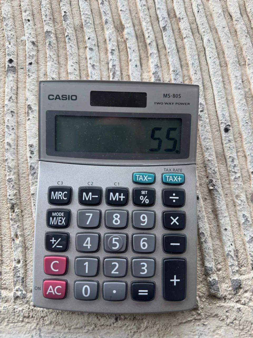 Casio Calculadora solar de impostos MS80 Desktop, 5.8 - Foto 2