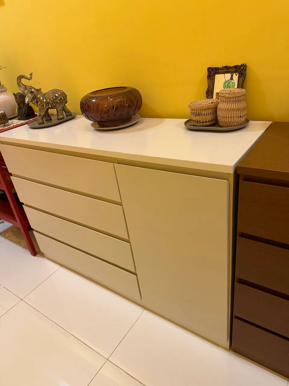 Cômoda de MDF branca  - Foto 2