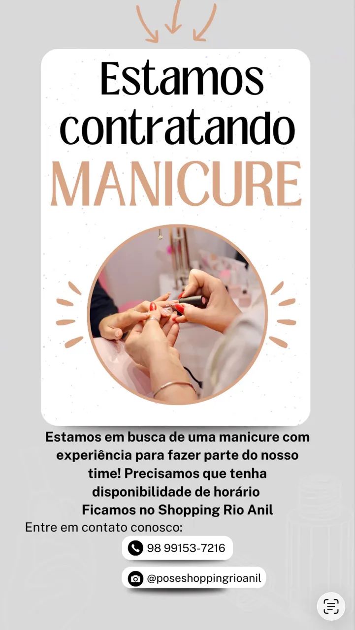 Vaga de manicure