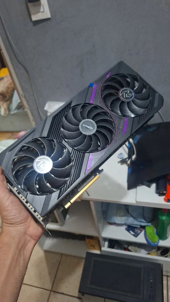 AMD Radeon RX 7700 XT Asrock Phantom Gaming - Foto 2