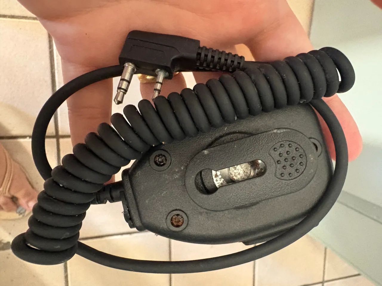 Microfone para Rádio Comunicador Portátil  - Foto 3