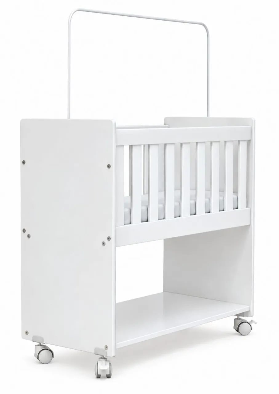 Mini berço Moisés (com colchão e protetores)