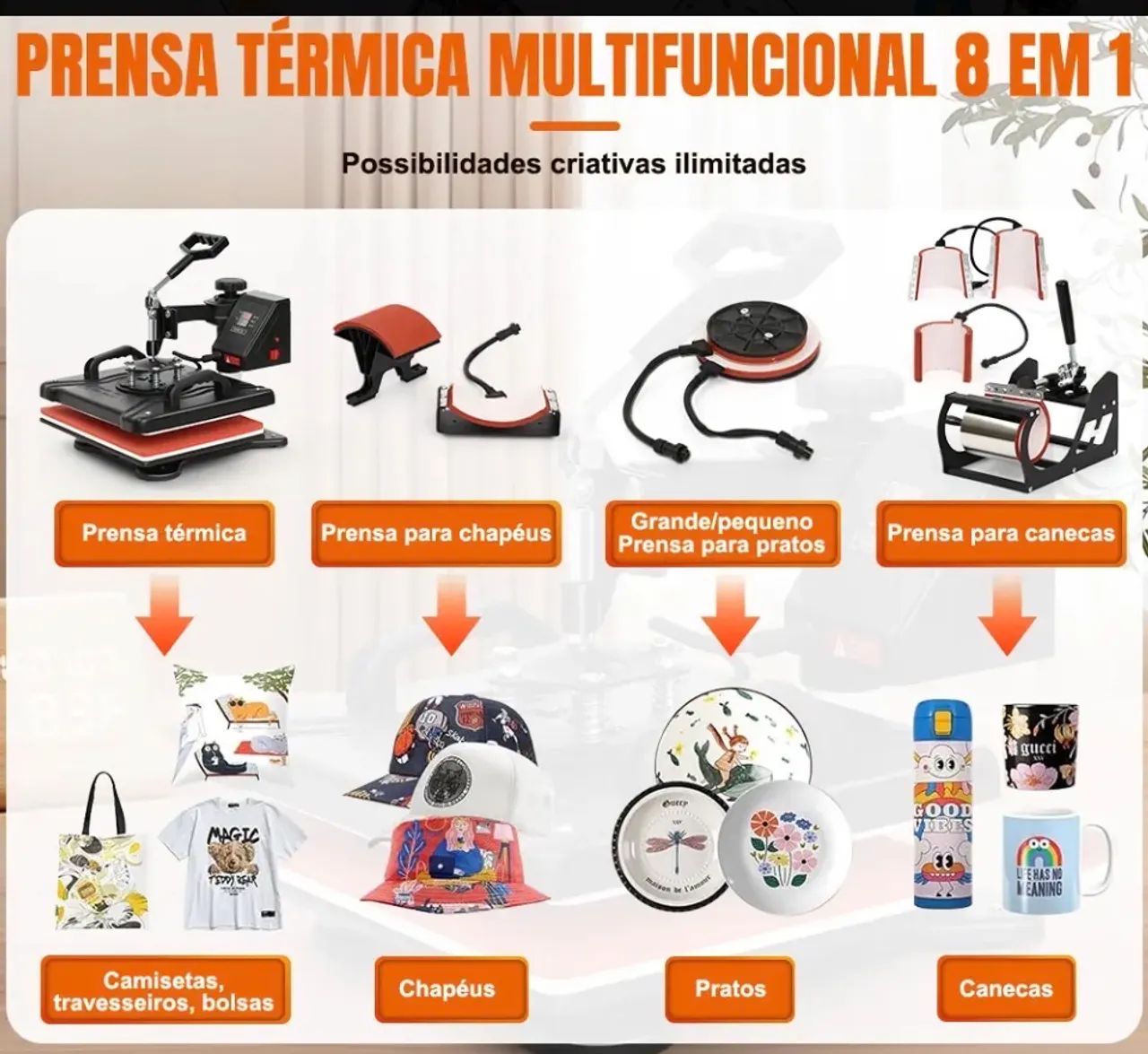 Vendo máquina de sublimação e uma impressora  - Foto 2