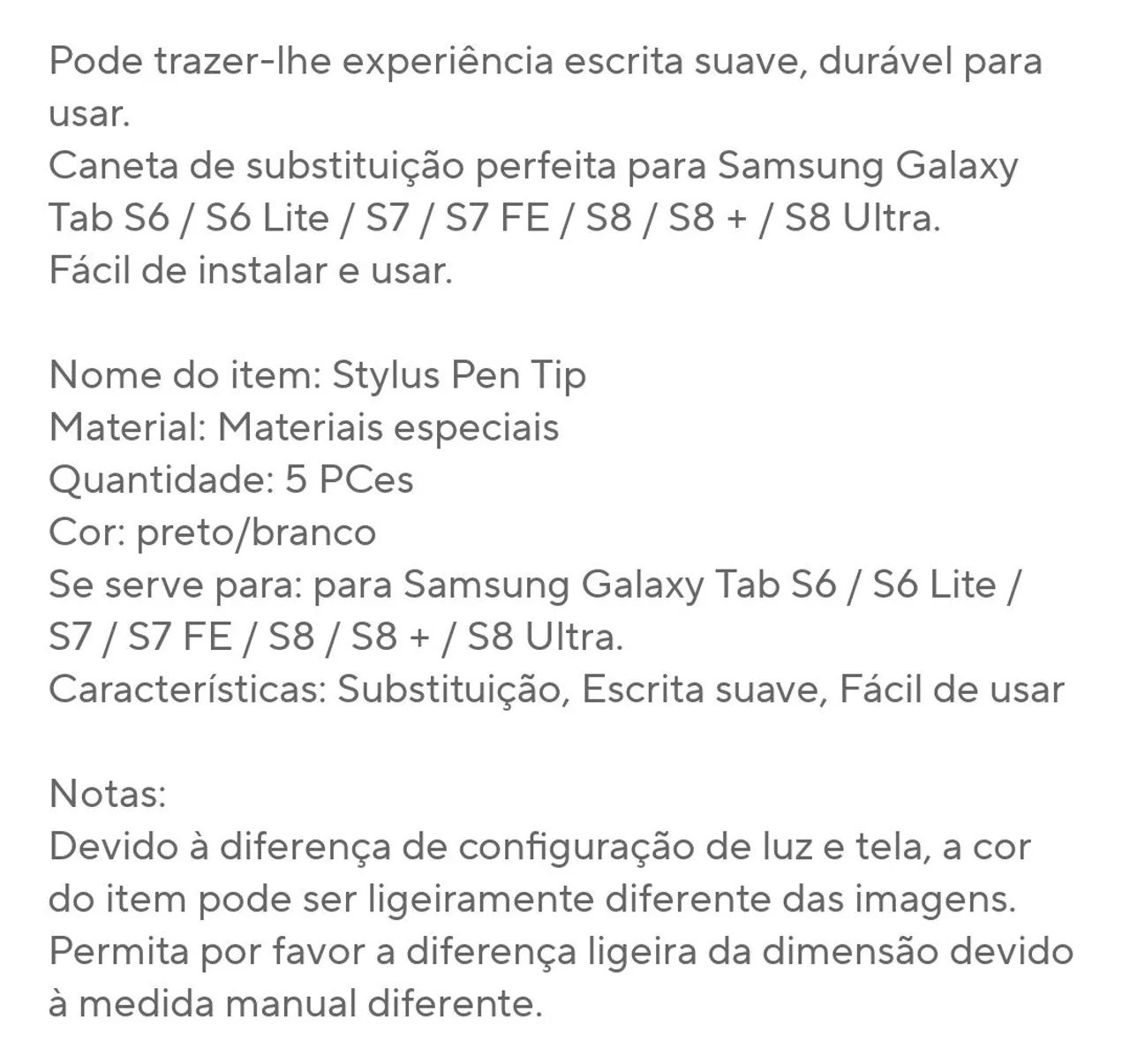 Kit de pontas para caneta Samsung  - Foto 3