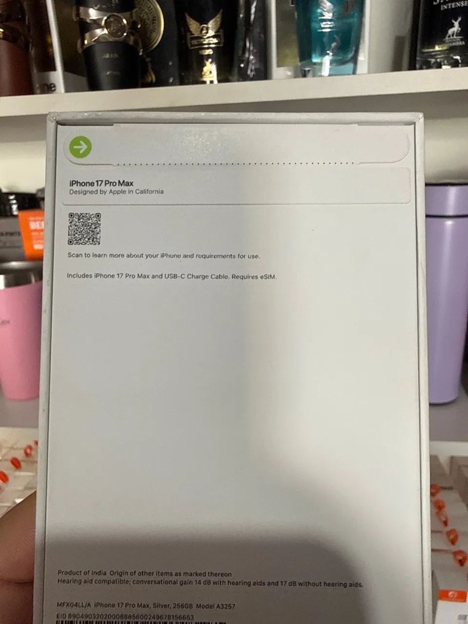 iPhone 17 pro Max 256 gigas Novo - Foto 2