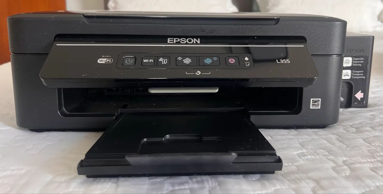 Impressora Multifuncional Epson EcoTank L355 Wi-Fi - Tanque de Tinta - Foto 5