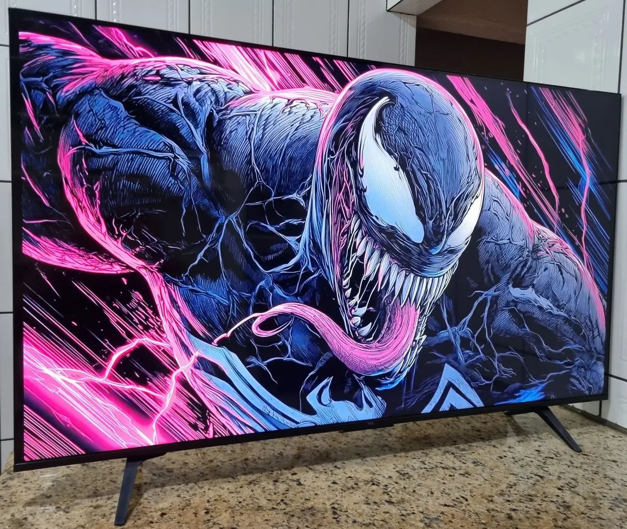 Tv Smart 55" TCL Android Google tv 4k com comando de voz integrado  - Foto 4