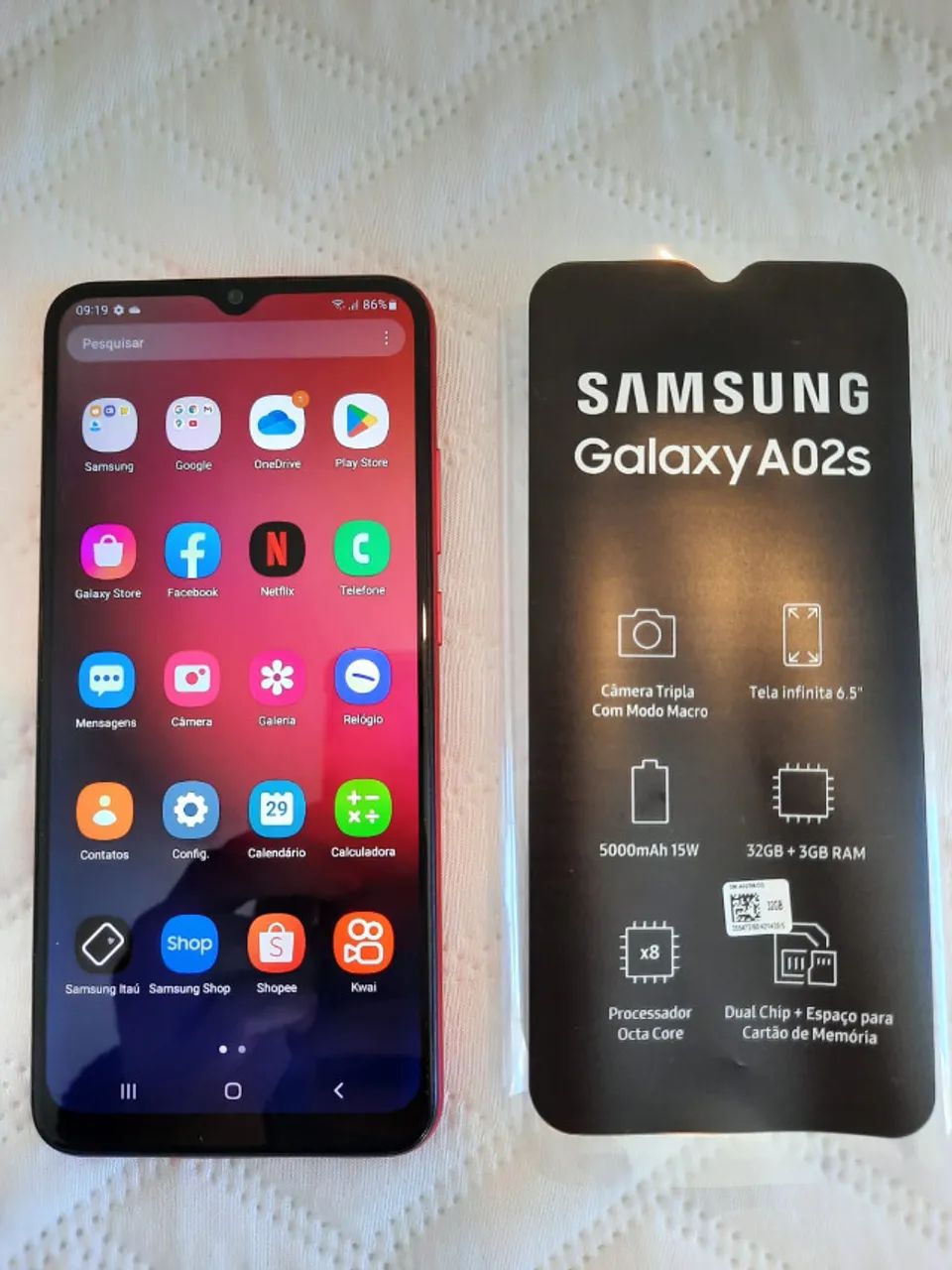 Samsung A02s vermelho - Foto 2
