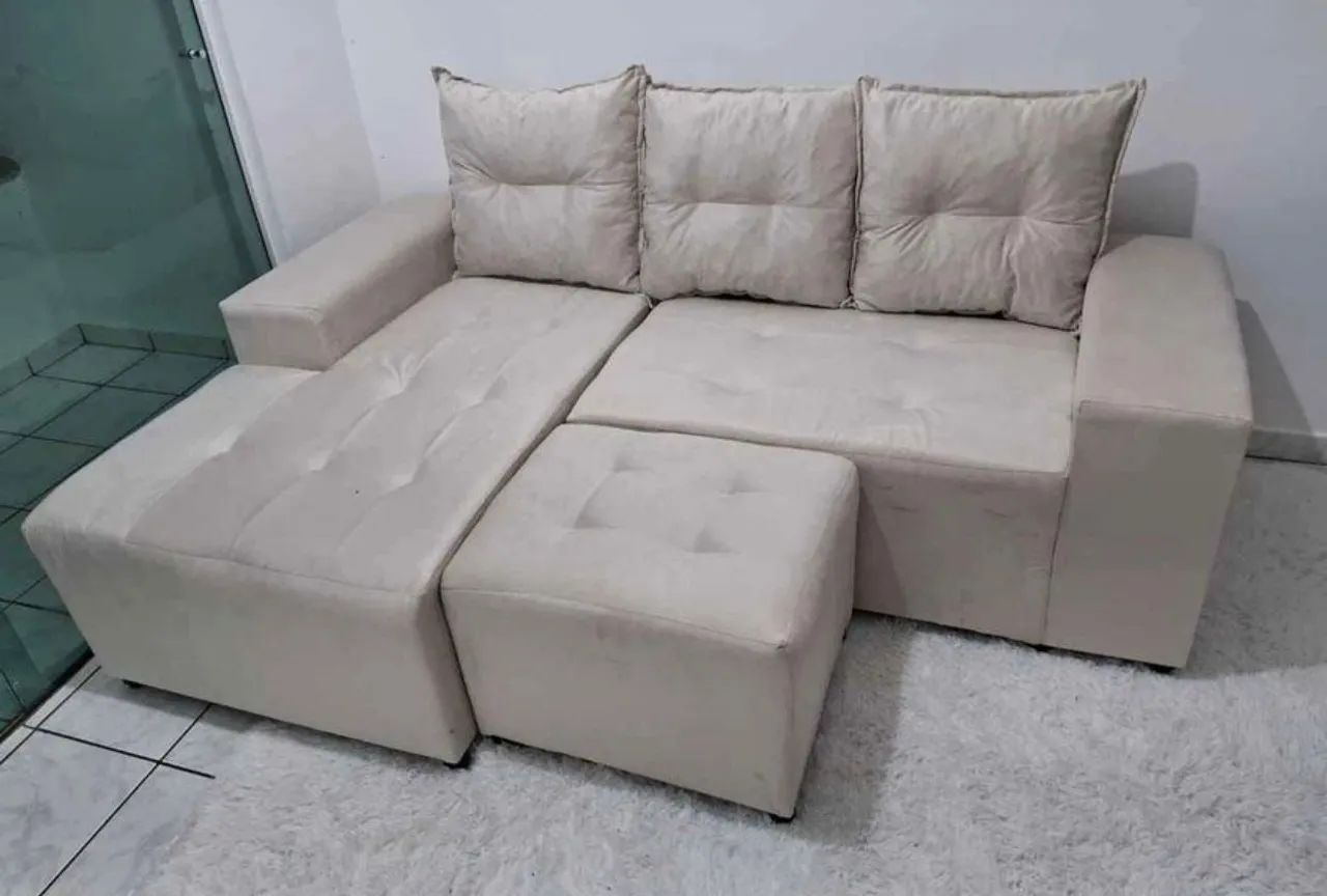 Sofá de chaise novo $799 entrego  - Foto 4