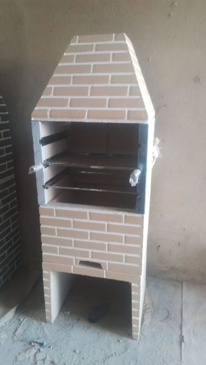 Churrasqueira super promoção pré moldada 65cm - Foto 3