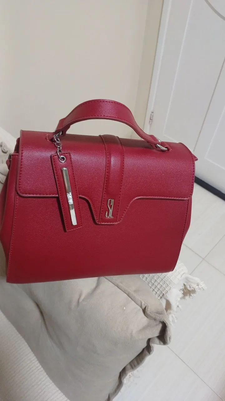 Bolsa vermelha santa lola 