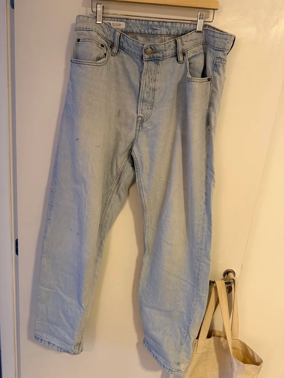 Calça jeans baggy Zara  - Foto 2