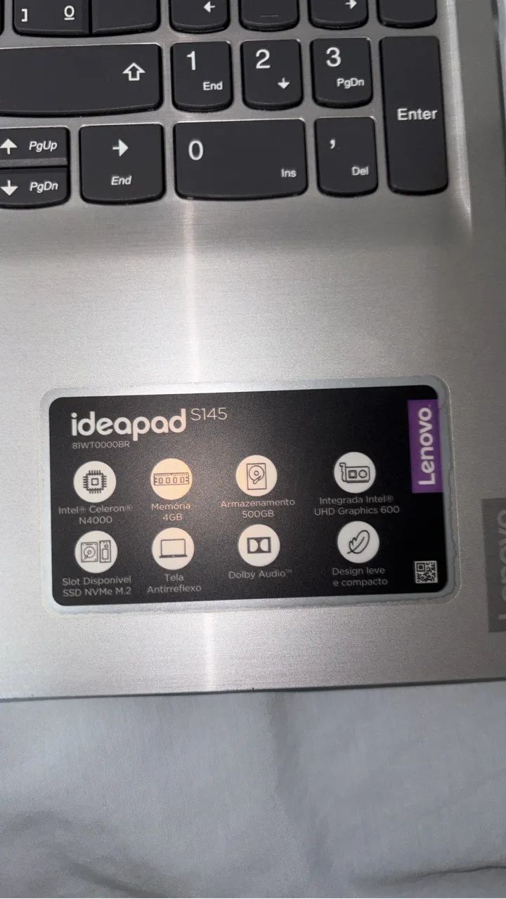 Notebook Lenovo IdeaPad S145-15IGM - Foto 2