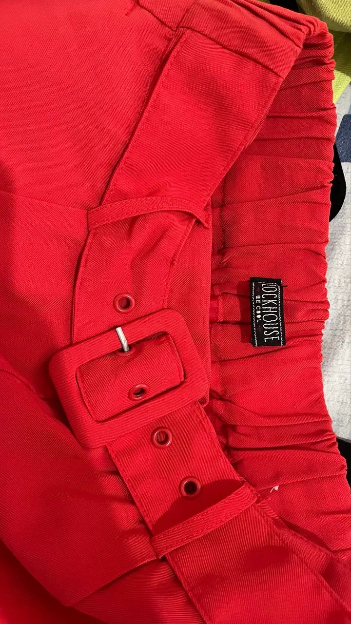 Calça vermelha alfaiataria  - Foto 4