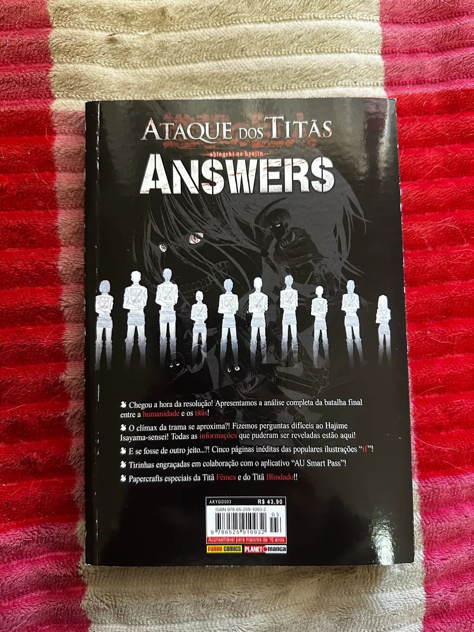 Mangã Attack on Titan Answers e Inside - Foto 3