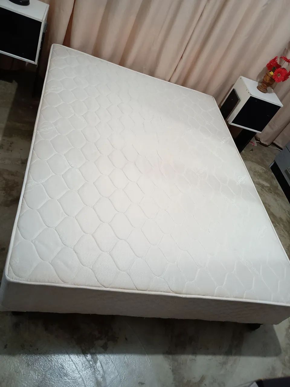 Cama de casal com colchão Ortobom espuma selada d28 - Foto 2