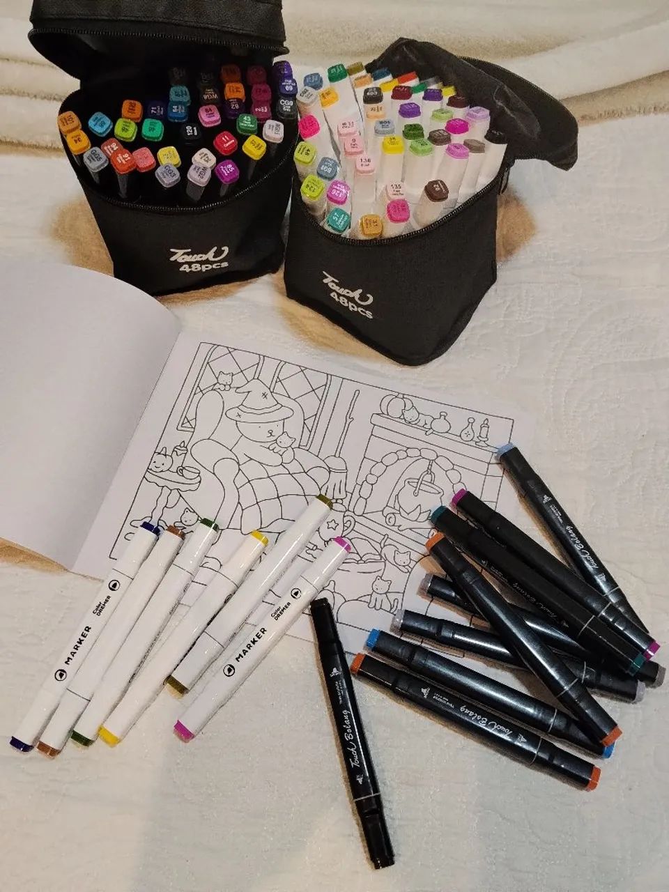 KIt 48 Canetas Bobbie Good+ Caderno Bobbie Good  - Foto 2