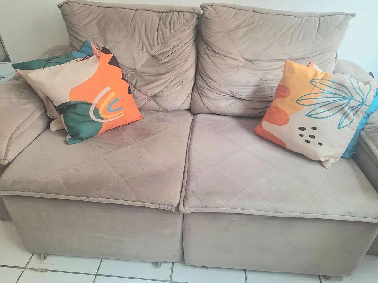 Vende-se sofá de 2 lugares reclinavel 