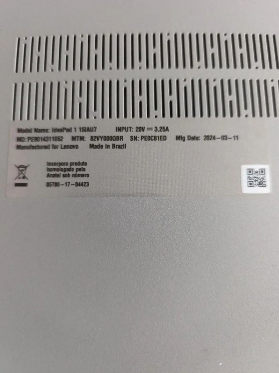 Notebook Lenovo IdeaPad 1i - 512SSD/8GB i5 com carregador original - Foto 4