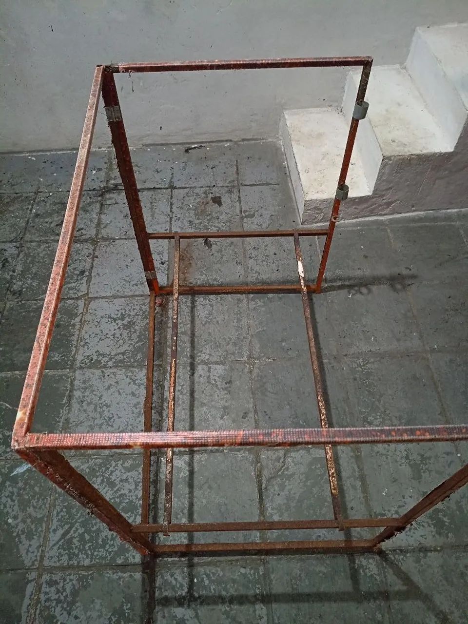 Barraca de ferro para isopor sem lona - Foto 4