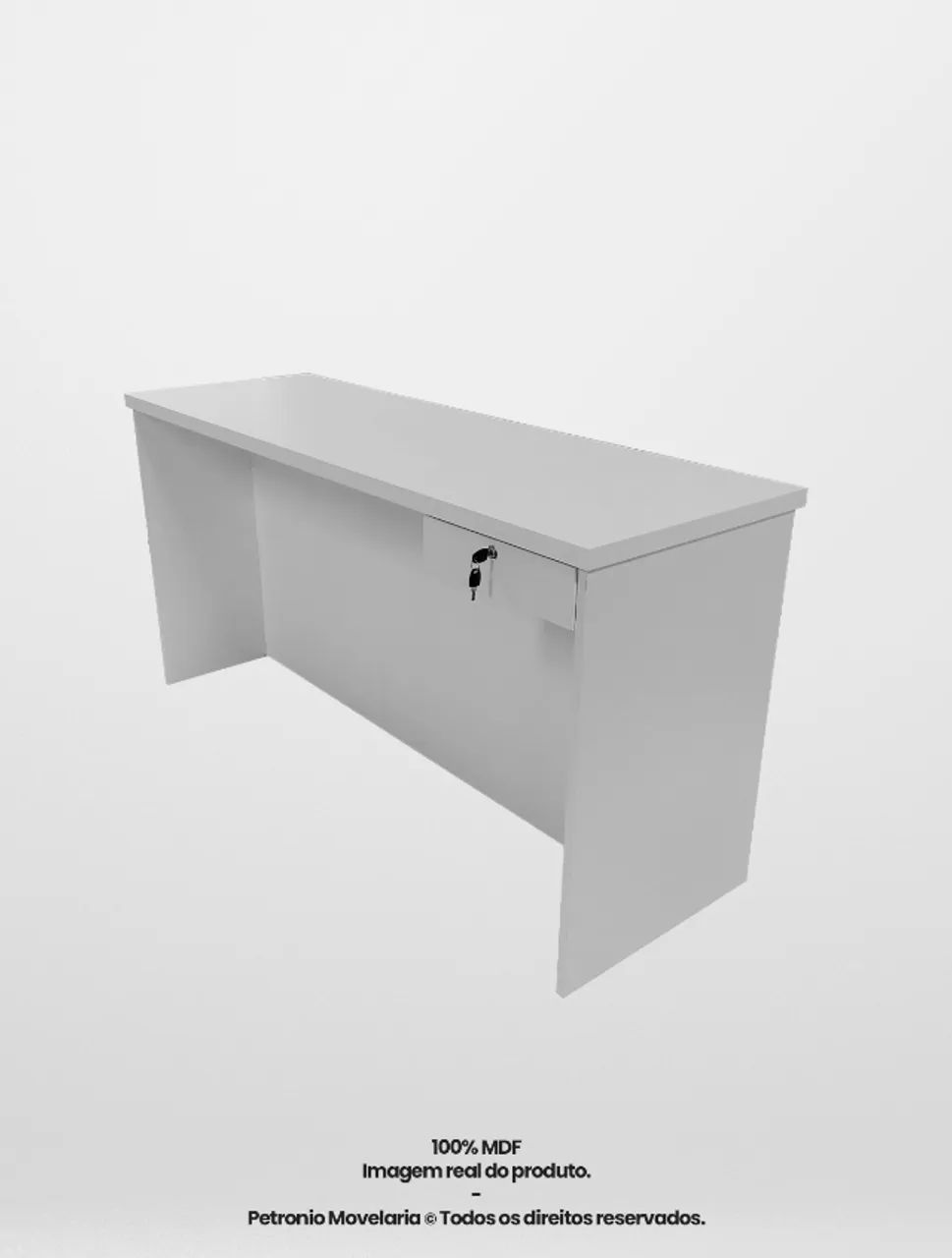 Mesa reta simples  - Foto 4