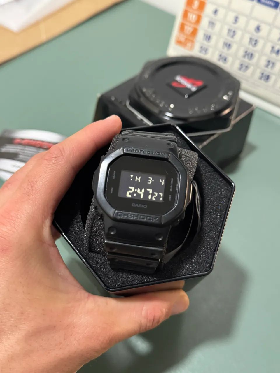 Relógio vintage g-shock
