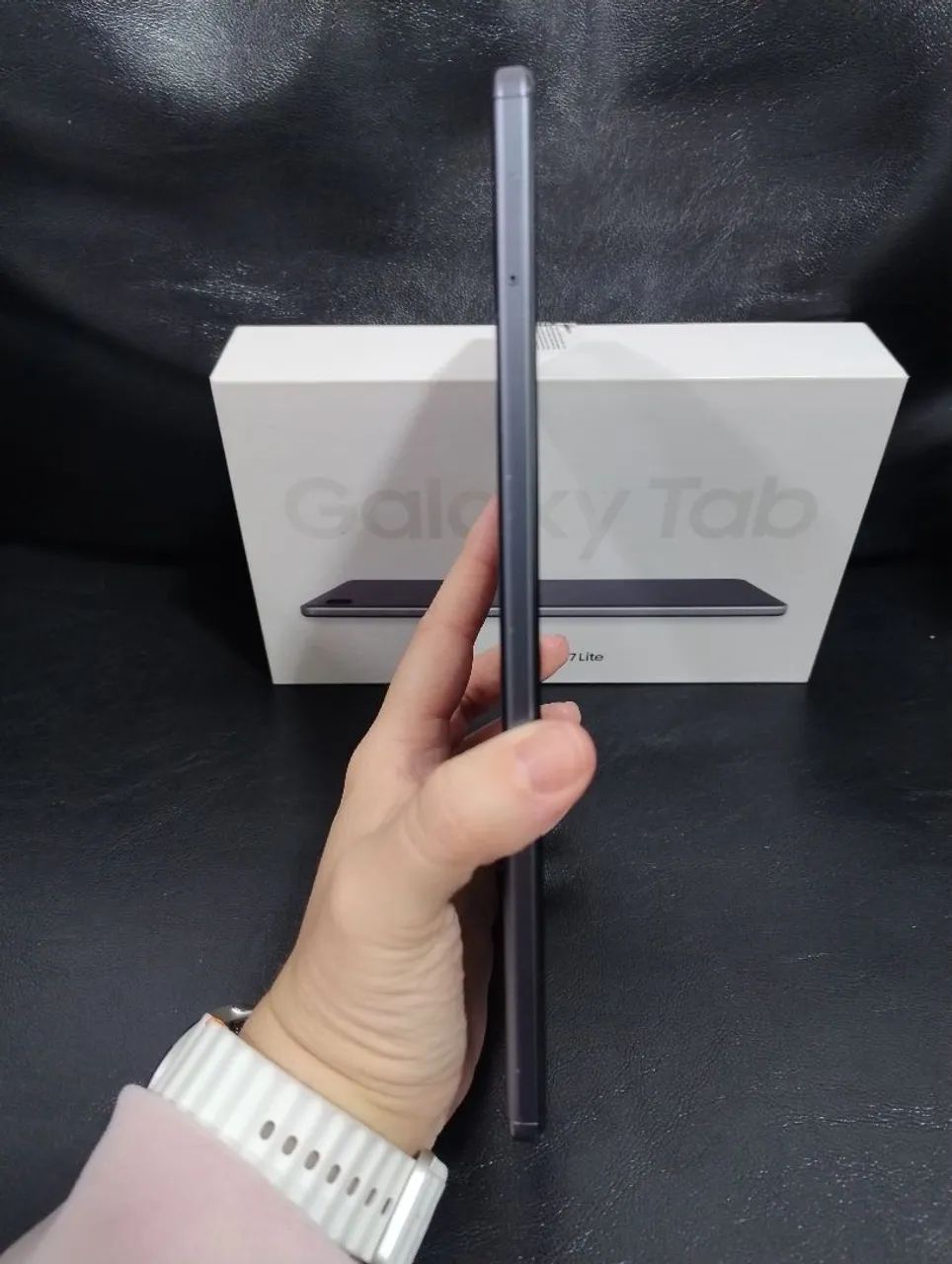 Tablet Galaxy Tab A7 Lite 64GB + capa e teclado - Foto 3