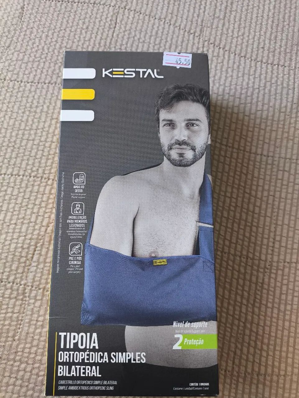 Tipoia ortopédica simples bilateral usada poucas vezes R$ 30,00