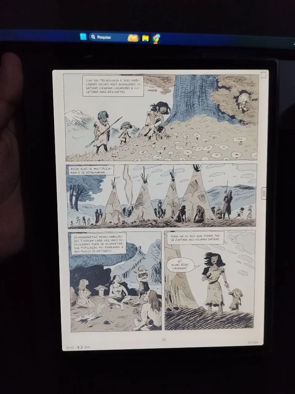 Tablet tipo kindle Onyx Boox Tab Ultra Color caixa, capa teclado, caneta, perfeito estado - Foto 3