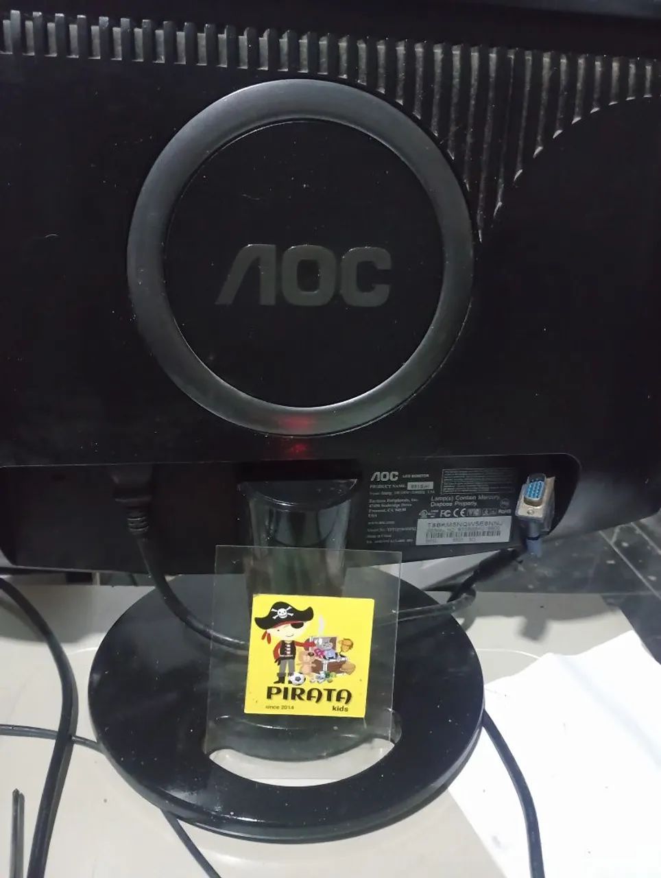Monitor AOC Mod 931SWL bi-volt VGA Funcionando  - Foto 3