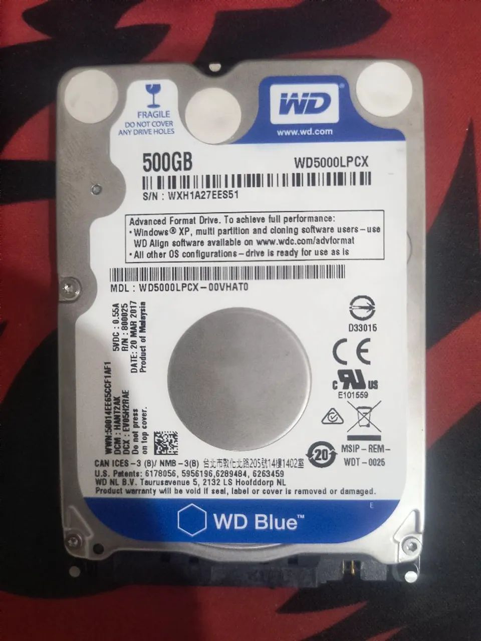Hd 500gb slim