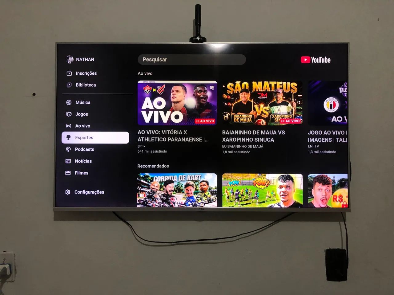SMART TV. TCL. 50 polegada - Foto 3