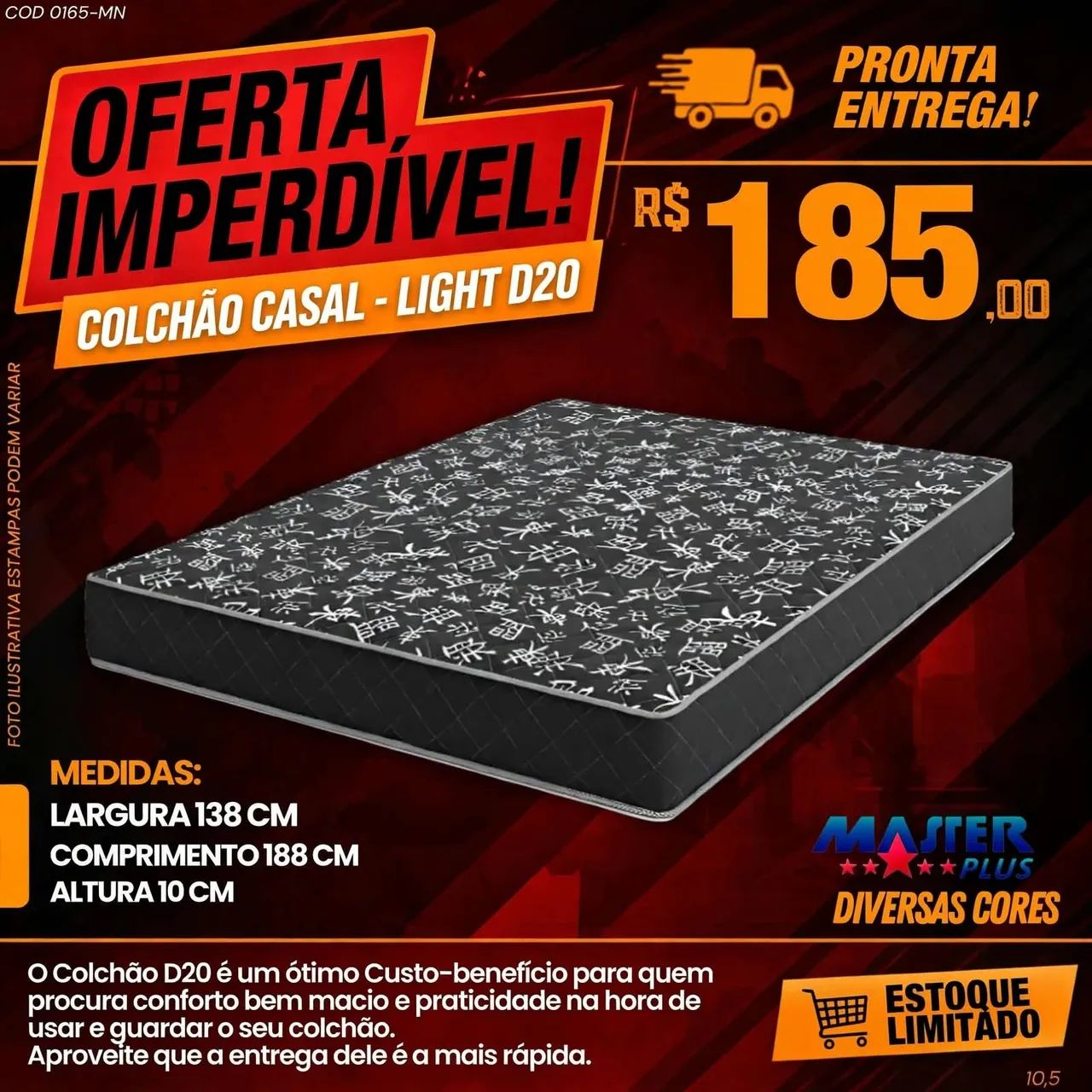Colchão casal 