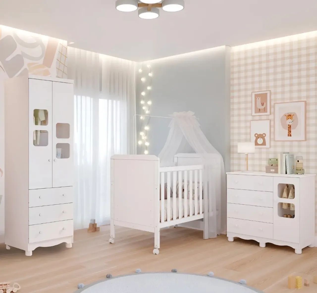 Jogo de quarto bebê completo  - Foto 3