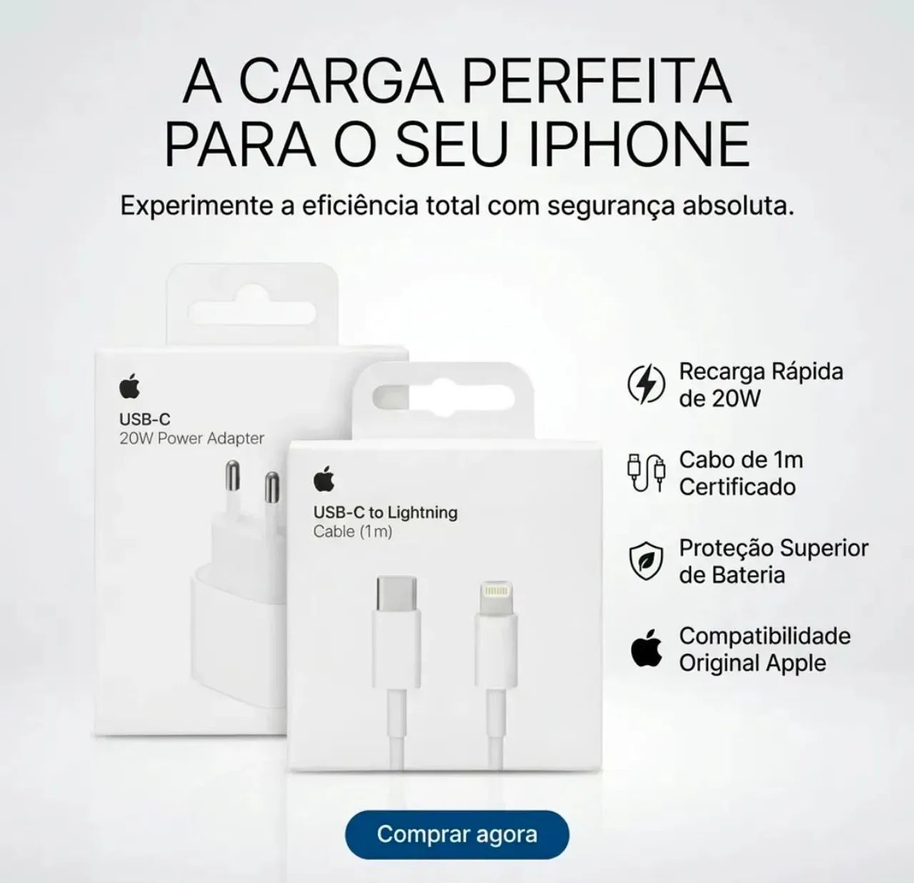 Carregador IPhone Tipo C